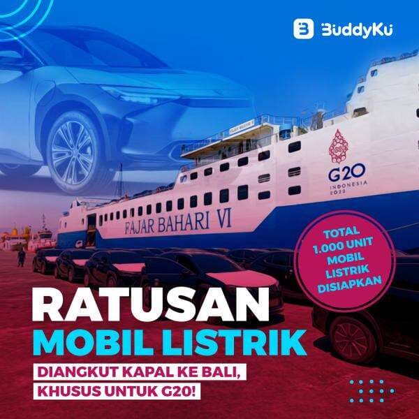 Ratusan Mobil Listrik Toyota Dibawa ke Bali! Khusus G20!