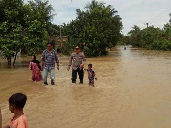 Banjir 50 Sentimeter Rendam 2 Kecamatan di Langkat