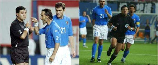 Sarat kontroversi, ini nasib wasit Italia vs Korsel Piala Dunia 2002