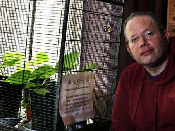 Biar Tak Bosan, Pria ini Nekat Tanam Tumbuhan Paling Berbahaya di Dunia