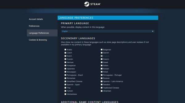 Steam Kini dapat Mencari Game yang Mendukung Bahasa Indonesia