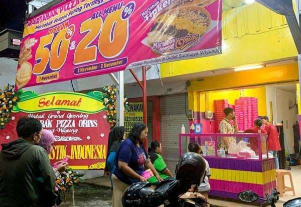 Martabak Pizza Orins Grand Launching 2 Outlet Sekaligus di Surabaya