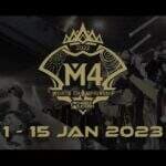 Format dan Timeline M4 MLBB World Championship, Start 1 Januari!