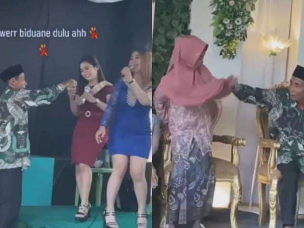 Viral Suami Nyawer Biduan di Resepsi Pernikahan, Istri Auto Ngambek Turun dari Pelaminan