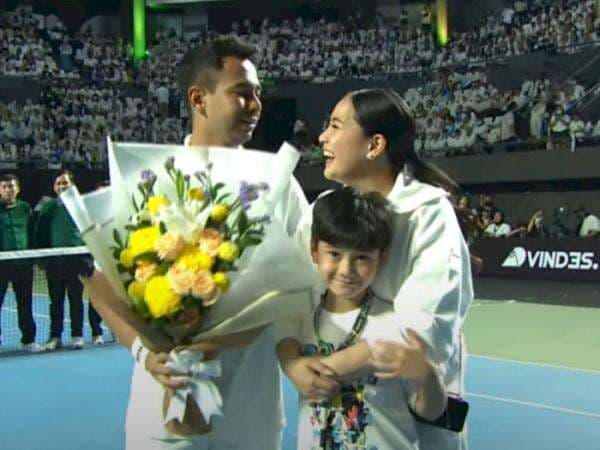 Menang Telak Lawan Desta di 'Tiba-tiba Tenis', Raffi Ahmad: Terima Kasih Semangatnya