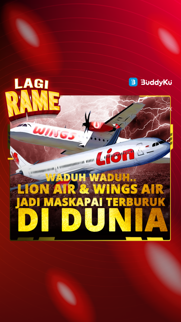 Waduh waduh.. Lion Air & Wings Air Jadi Maskapai Terburuk di Dunia
