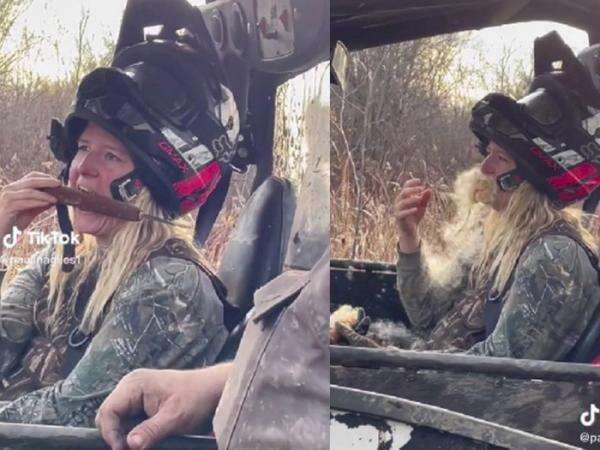 Ngakak! Wanita Bule Ini Kena Prank Teman, Disangka Gigit Jagung Bakar Ternyata Buah Kapuk