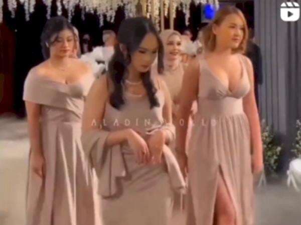 Gaya Amanda Manopo Tampil Memukau jadi Bridesmaid Pernikahan Glenca Chysara