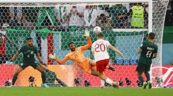 Polandia Menang Dari Arab Saudi di Babak Pertama