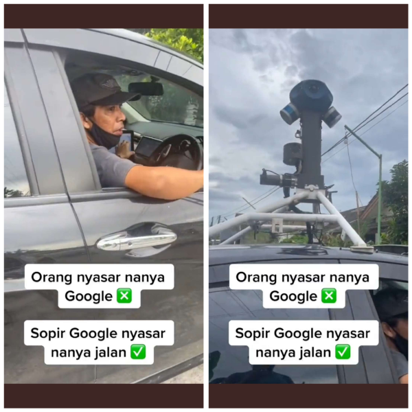 Momen Nyeleneh saat Sopir Mobil Google Maps Nyasar dan Nanya Warga