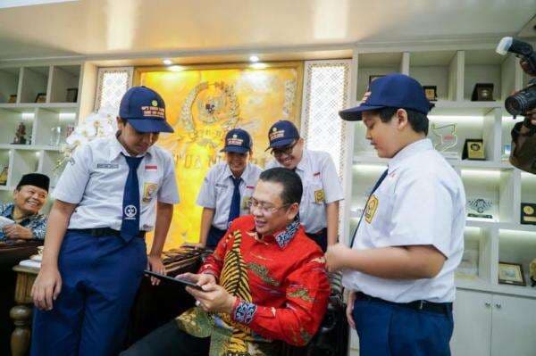 Ketua MPR Dukung Siswa Labschool Kebayoran Ciptakan Game Edukasi 4D Trash Game