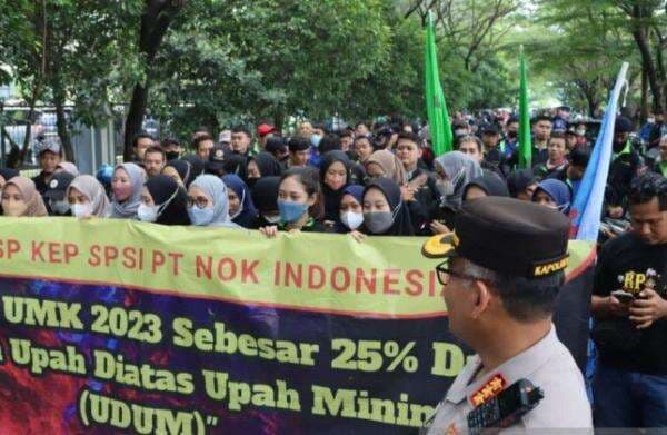UMK Kabupaten Bekasi Naik 7 Persen Jadi Rp 5,1 Juta, Buruh Puas