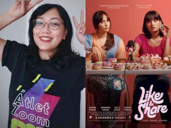 Gina S Noer Disindir Netizen karena Pilih Arawinda Kirana Main di Film "Like & Share"