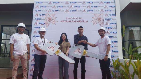 Nata Alam Tahap Pertama Akad Masal Bersama BTN Syariah