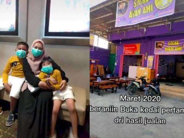 Cerai dari Suami Toxic Tanpa Harta, Single Mom Dua Anak Kini Sukses Jualan Steak Rumahan