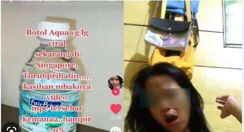 Video Masturbasi TKW Singapura Pakai Botol Aqua Viral