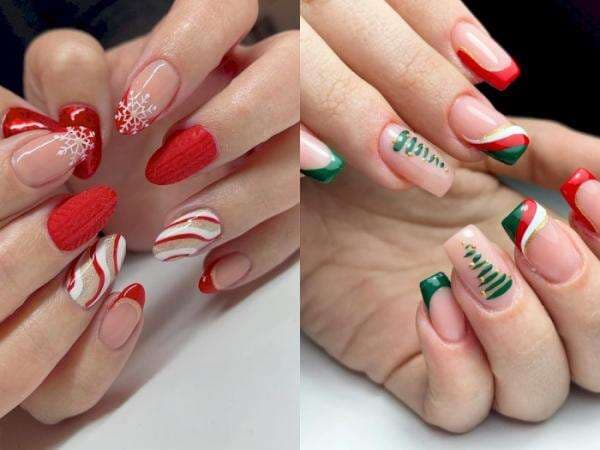10 Ide Nail Art Tema Natal Terbaru 2022, Simple dan Elegan!