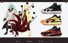 Naruto x Jordan Zion 1, Mimpi Zion Williamson untuk Menjadi Ninja