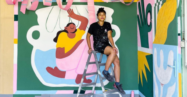 Gemas nan Colorful! Intip Karya Yessiow, Seniman Mural Asal Indonesia di Eropa!