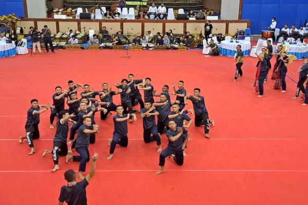 Latihan Gabungan Pagelaran Wayang Orang Pandawa Boyong di Mabes TNI AL