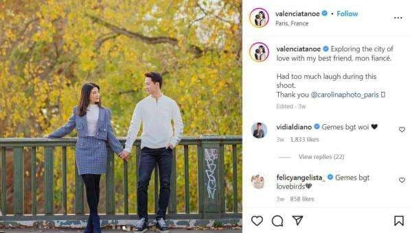 Pamer Pose Mesra dengan Kevin Sanjaya, Resolusi Valencia Tanoesoedibjo Bikin Baper BL