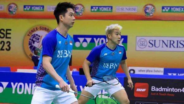 Hasil Indonesia Masters 2023: Ganda China Paksa Rubber, Marcus/Kevin Putuskan Retired