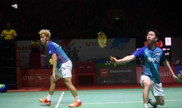 Momen Pedih Kevin/Marcus Retired dari Pasangan China di Indonesia Masters 2023