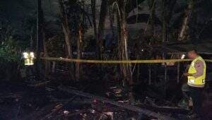 Dipicu Puntung Api Memasak, Sebuah Rumah di Muara Jarai Lahat Hangus Dilalap Si Jago Merah