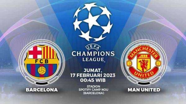 Link Live Streaming Liga Europa 2022/23 Barcelona vs Manchester United di Vidio