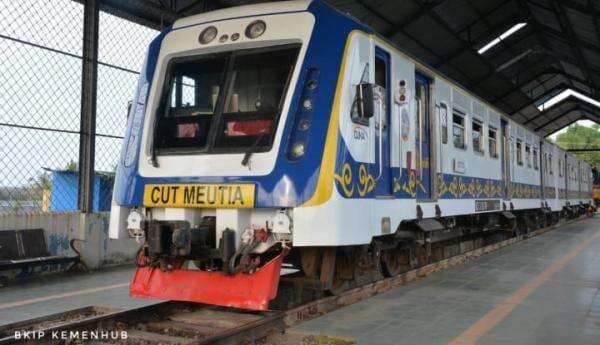 Jajal Kereta Rel Diesel Cut Meutia, Menhub: Tingkatan Angkutan Massal di Aceh