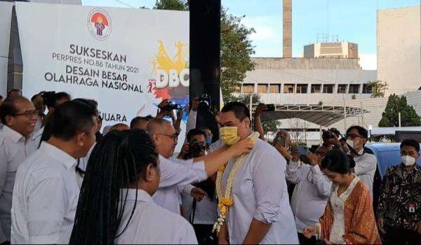 Tiba Di Kemenpora, Dito Ariotedjo Dipanggil "Mas Menteri"