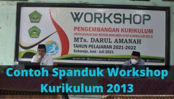 Contoh Spanduk Workshop Kurikulum 2013 Yang Benar