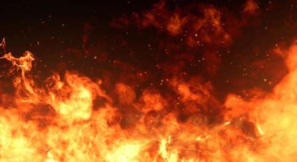 Pos Polantas di Pinrang Terbakar Diduga Akibat Dilempar Bom Molotov OTK