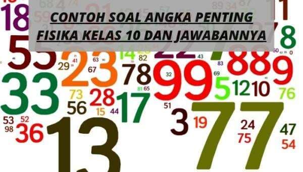 Contoh Soal Angka Penting Fisika Kelas 10 dan Jawabannya