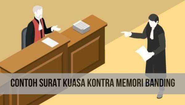 Contoh Surat Kuasa Kontra Memori Banding