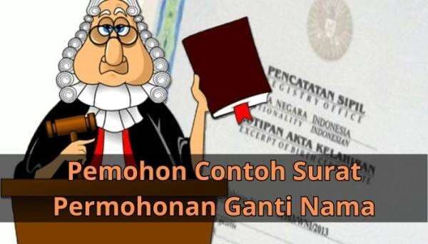 Pemohon Contoh Surat Permohonan Ganti Nama