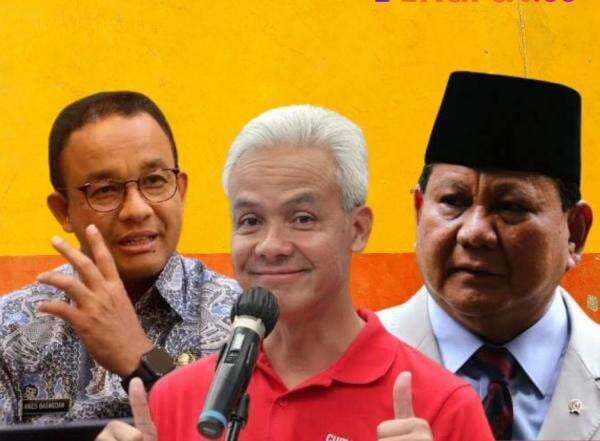 Survei Poltracking: Prabowo Unggul Tipis Dari Ganjar Di 3 Simulasi Capres