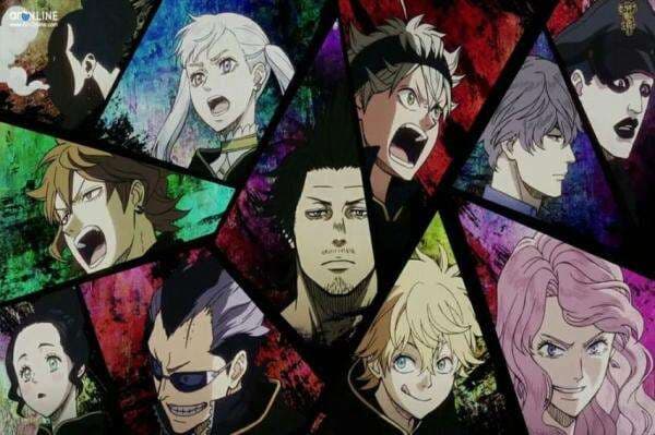 Urutan Anggota Pasukan Banteng Hitam Terkuat Anime Black Clover