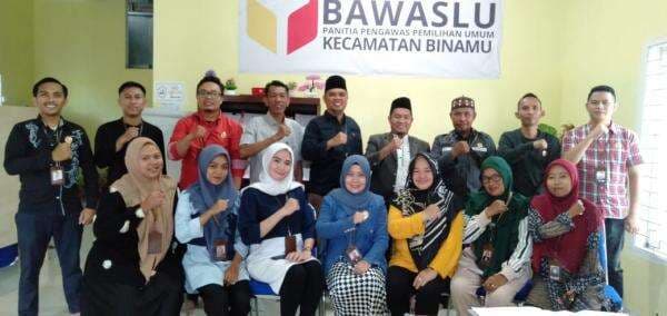 Pimpinan Bawaslu Jeneponto Kunjungi Panwaslu Binamu, Ini Tujuannya!