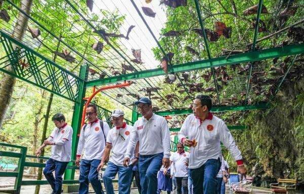 Andi Amran Sulaiman Lepas Tiga Spesies Kupu-kupu Langka di Bantimurung