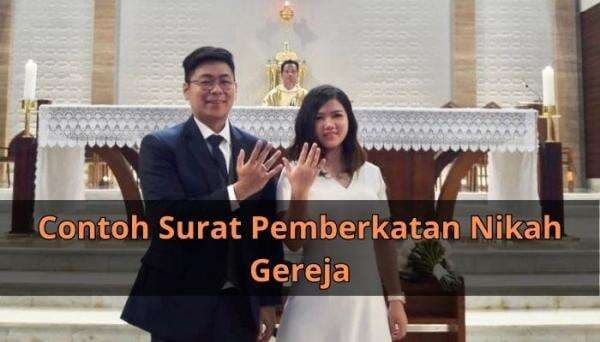 Contoh Surat Pemberkatan Nikah Gereja