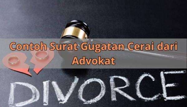 Contoh Surat Gugatan Cerai dari Advokat