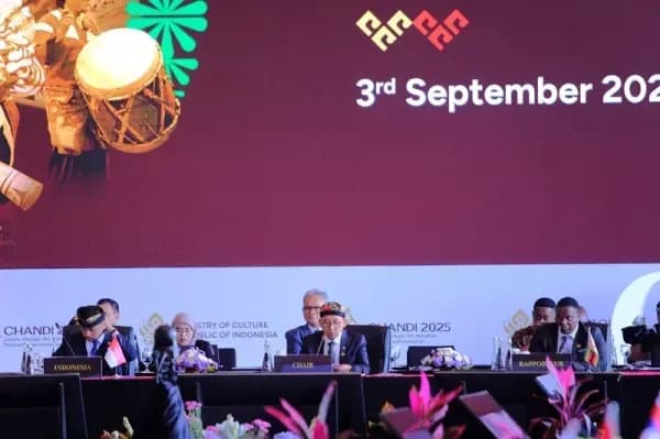 Menteri KebudayaanPimpin Ministerial Summit CHANDI 2025, Bahas Peran Budaya Berkelanjutan