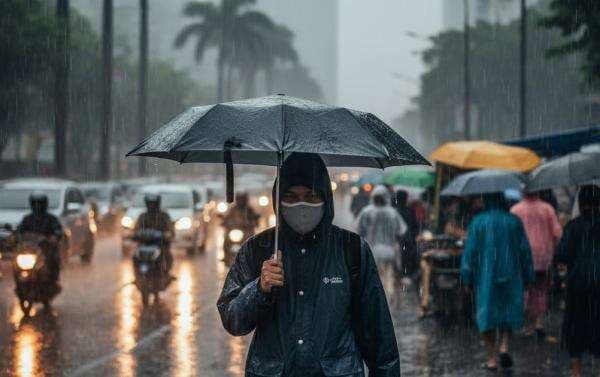 BMKG Prediksi Puncak Musim Hujan hingga Februari 2026, Masyarakat Diminta Waspada