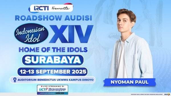 Nyoman Paul Meriahkan Audisi Indonesian Idol Season XIV di Surabaya