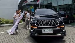 Gelar Kopdar Akbar, Ratusan Komunitas Mobil Innova Kumpul Lomba Adu Irit  