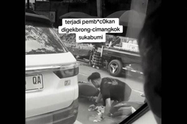 Viral! Pembacokan di Siang Bolong Gegerkan Sukabumi, Korban Luka Berdarah di Punggung