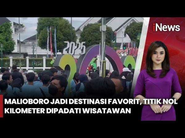 Wisatawan Tumpah Ruah! Malioboro dan Titik Nol Kilometer Ramai Pengunjung