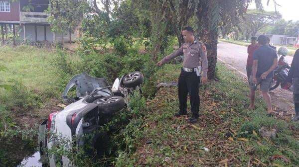Kecelakaan Maut di Jalur Trans Sulawesi: Pengacara Asal Makassar Tewas Usai Tabrak Dua Pohon