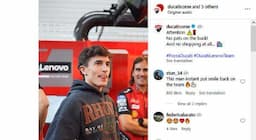 Marc Marquez Hadir di MotoGP Valencia 2025, Sambangi Paddock Ducati Sekaligus Berikan Kabar Baik